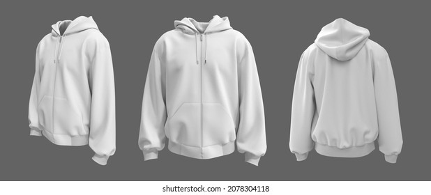 Detail Hoodie Putih Polos Depan Belakang Nomer 26