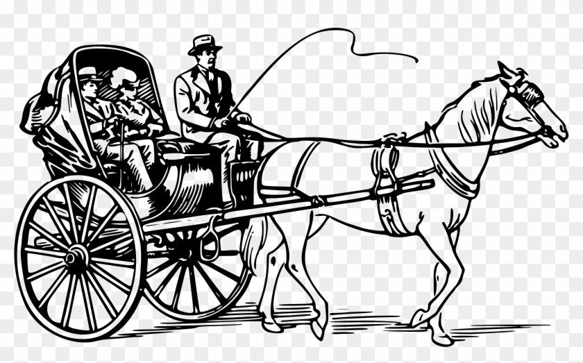 Detail Horse And Carriage Clipart Nomer 17