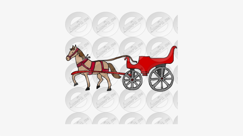 Detail Horse And Carriage Clipart Nomer 36