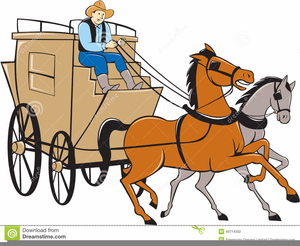 Detail Horse And Carriage Clipart Nomer 37
