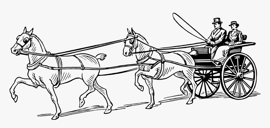 Detail Horse And Carriage Clipart Nomer 43