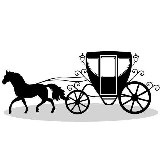 Detail Horse And Carriage Clipart Nomer 46