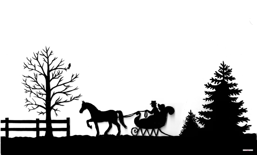 Detail Horse And Sleigh Clipart Nomer 41