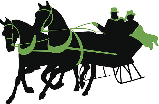 Detail Horse And Sleigh Clipart Nomer 7