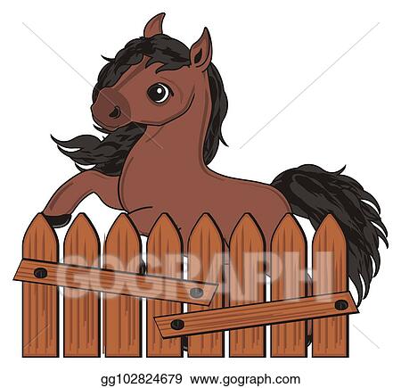 Detail Horse Fence Clipart Nomer 16