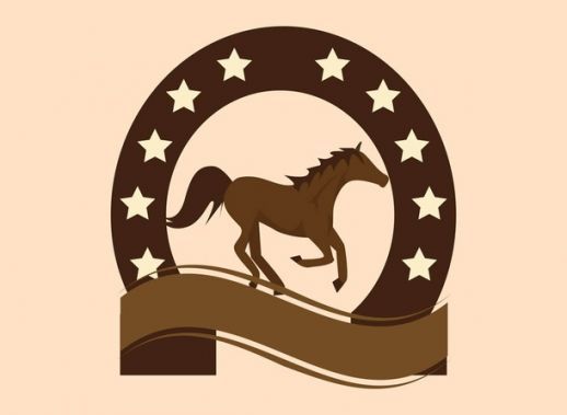 Detail Horse In Horseshoe Clipart Nomer 10