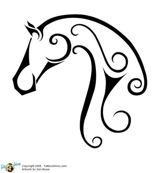 Detail Horse In Horseshoe Clipart Nomer 17