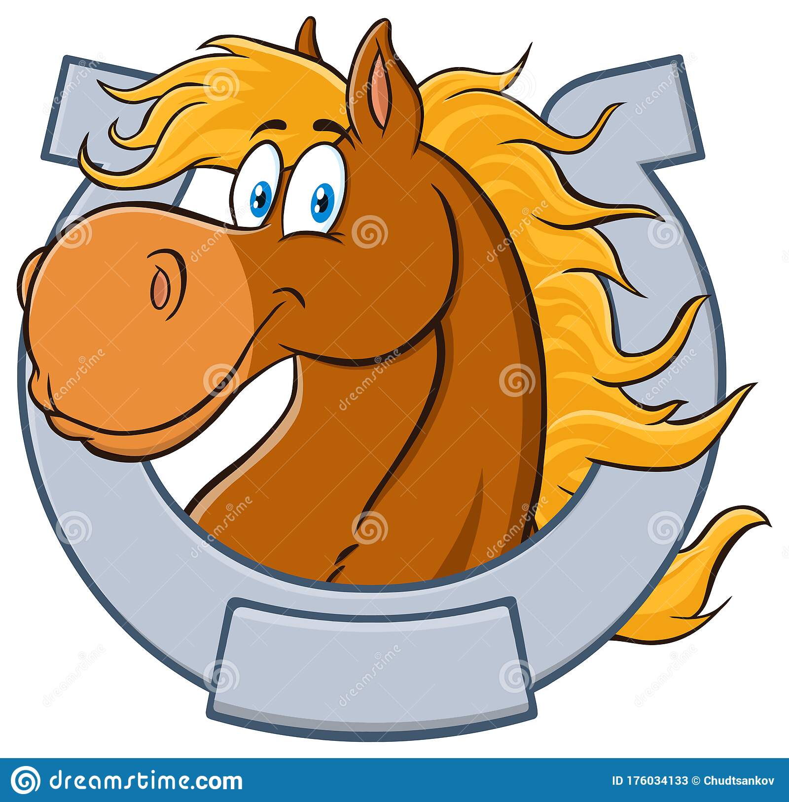 Detail Horse In Horseshoe Clipart Nomer 24