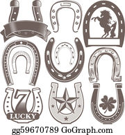 Detail Horse In Horseshoe Clipart Nomer 41