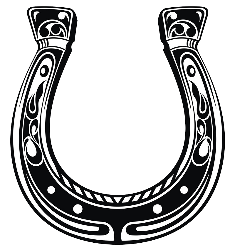 Detail Horseshoe Clip Art Nomer 14