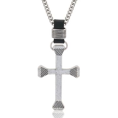 Detail Horseshoe Nail Cross Necklace Kits Nomer 27