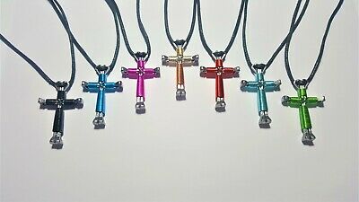 Detail Horseshoe Nail Cross Necklace Kits Nomer 29