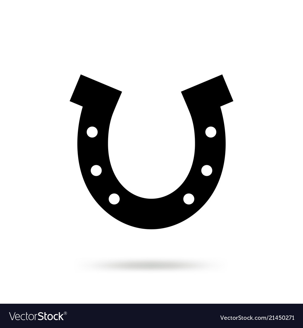 Detail Horseshoe Silhouette Vector Nomer 39