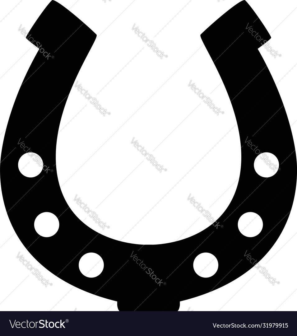 Detail Horseshoe Silhouette Vector Nomer 40