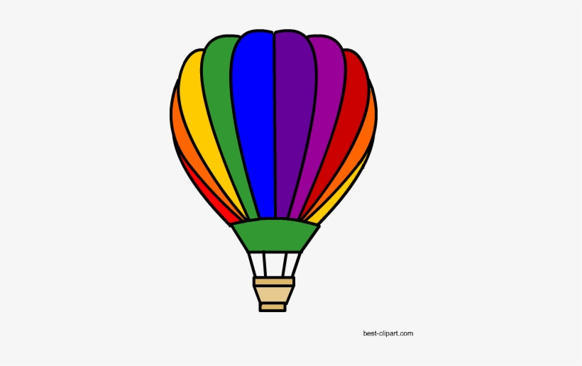 Detail Hot Air Balloon Clip Art Nomer 18