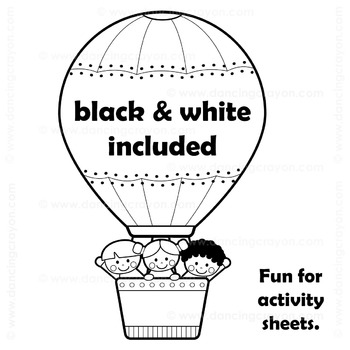 Detail Hot Air Balloon Clipart Black And White Nomer 42