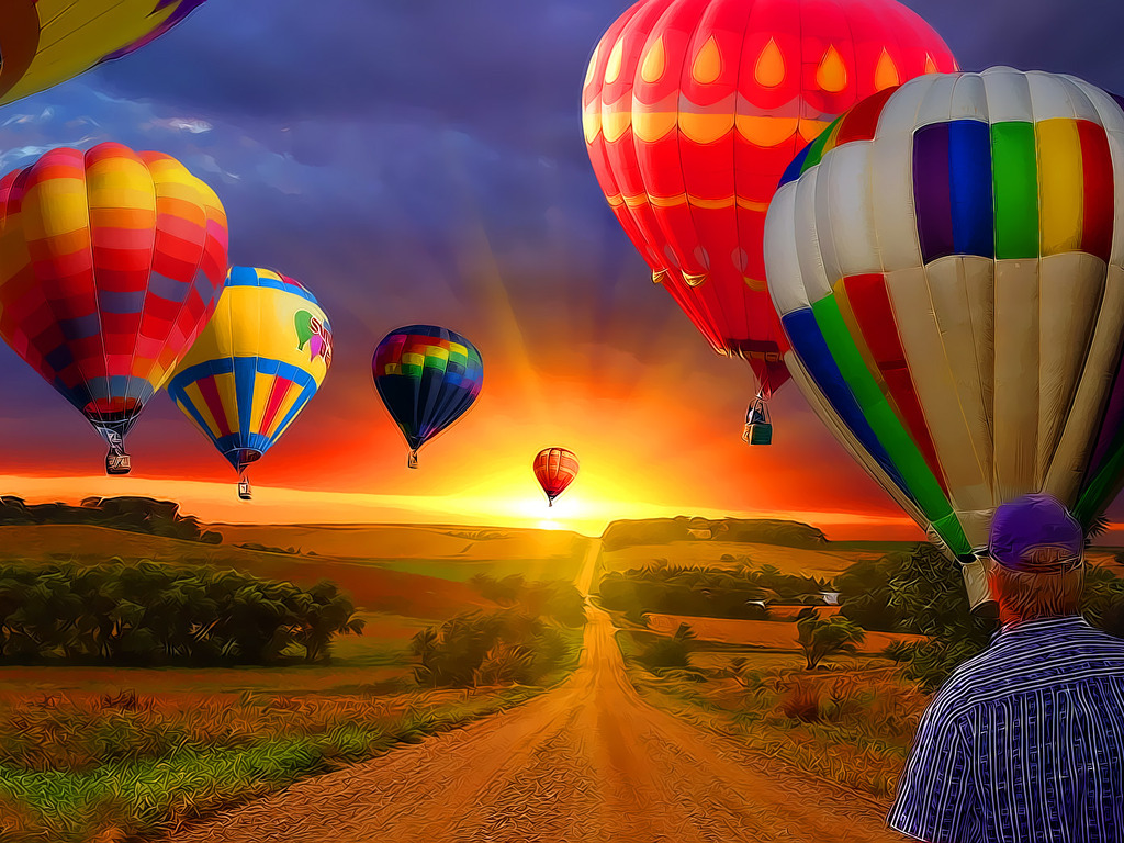 Detail Hot Air Balloon Hd Nomer 46