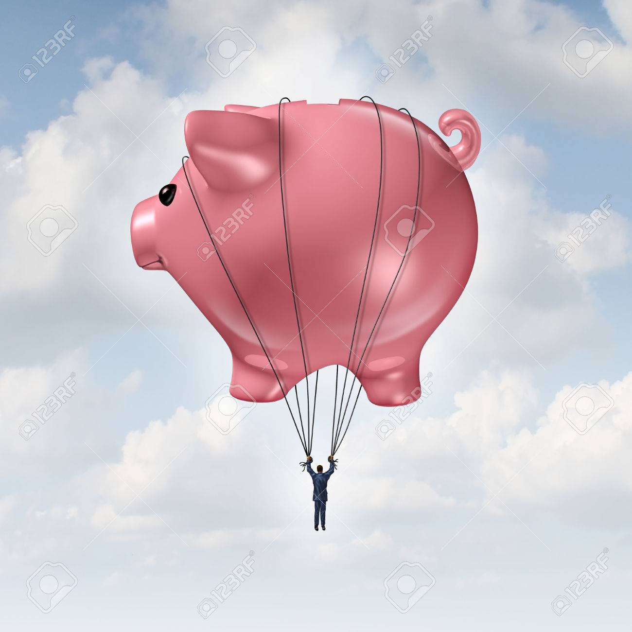 Detail Hot Air Balloon Piggy Bank Nomer 2