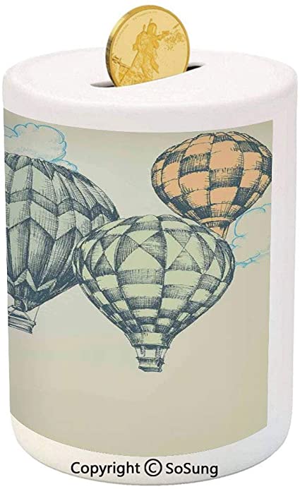 Detail Hot Air Balloon Piggy Bank Nomer 26