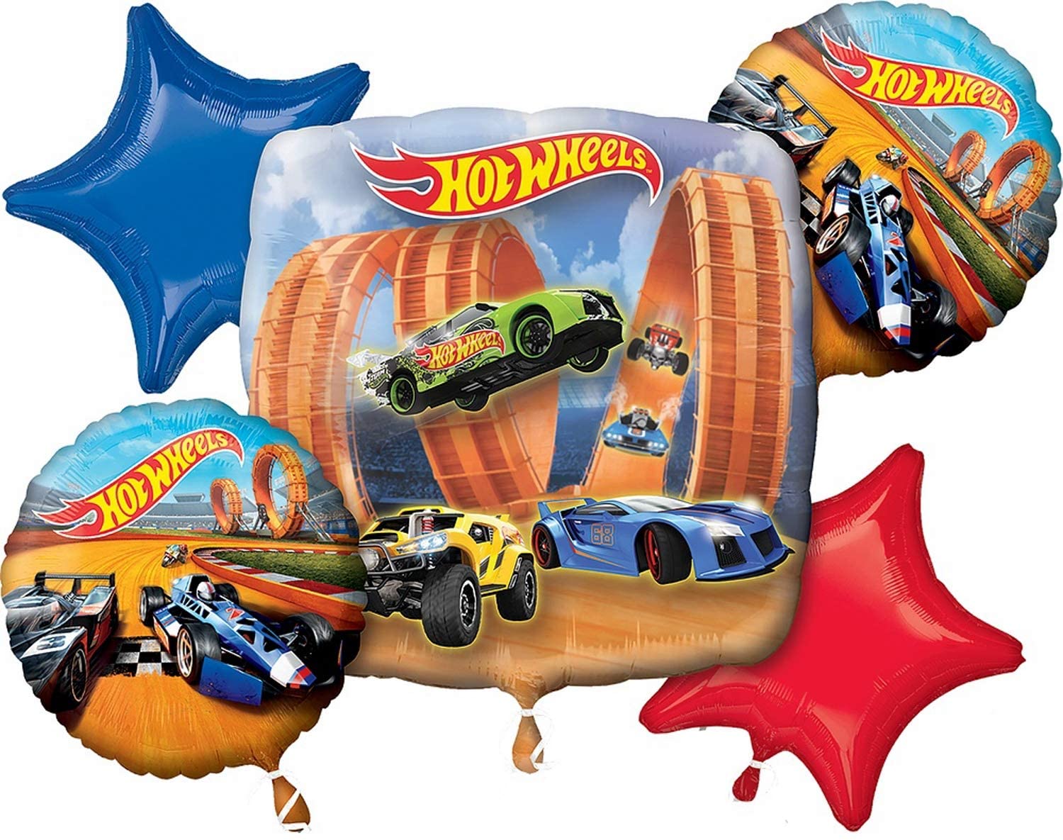 Hot Wheels Balloon Bouquet - KibrisPDR