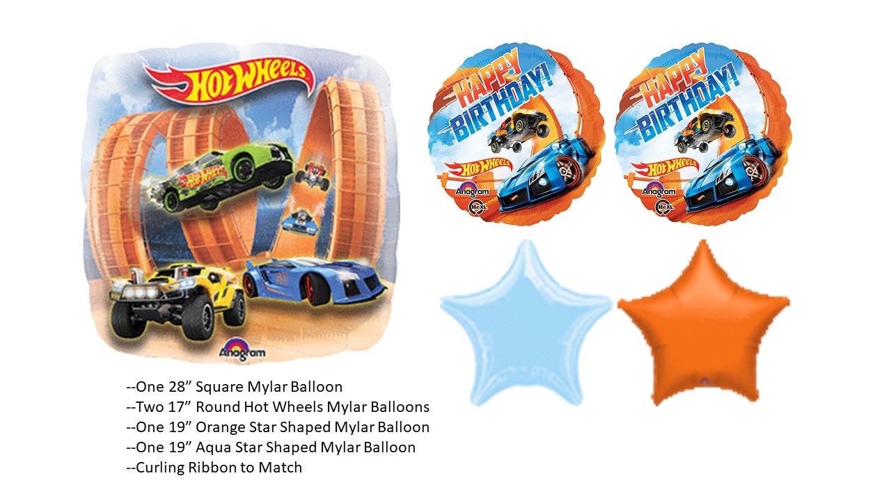 Detail Hot Wheels Balloon Bouquet Nomer 26