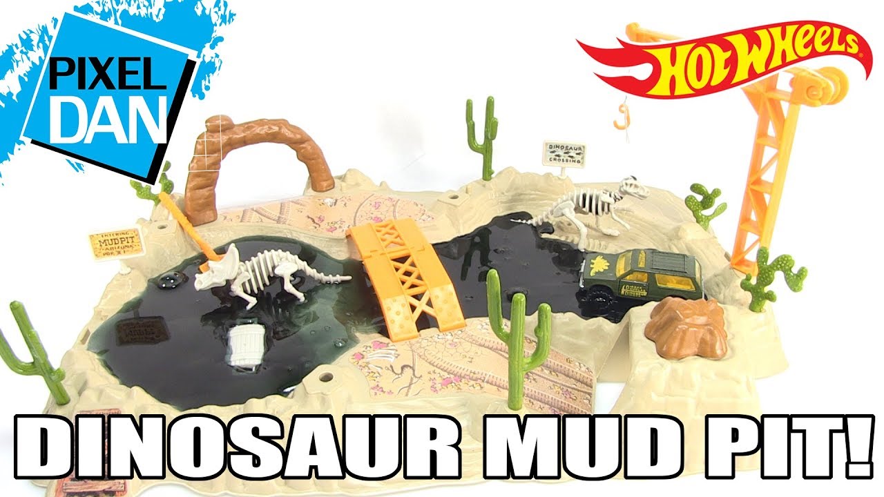 Detail Hot Wheels Dinosaur Mud Pit Nomer 3