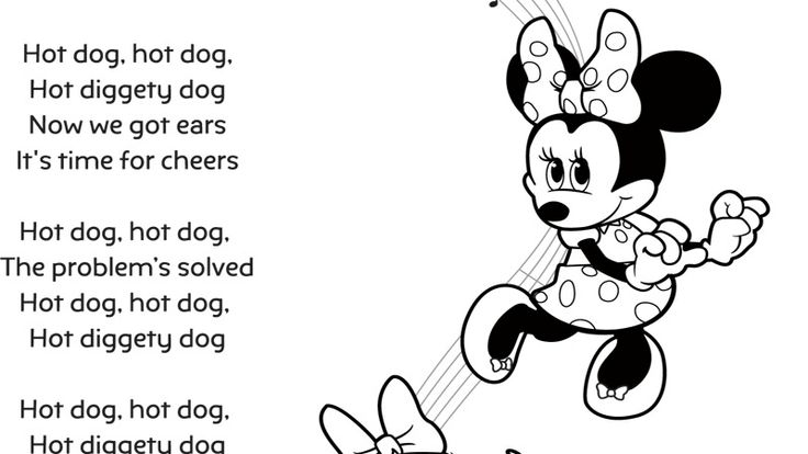 Detail Hotdog Hotdog Mickey Mouse Lyrics Nomer 7