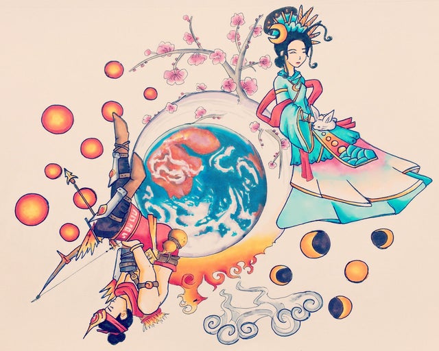 Detail Hou Yi And Chang E Nomer 7