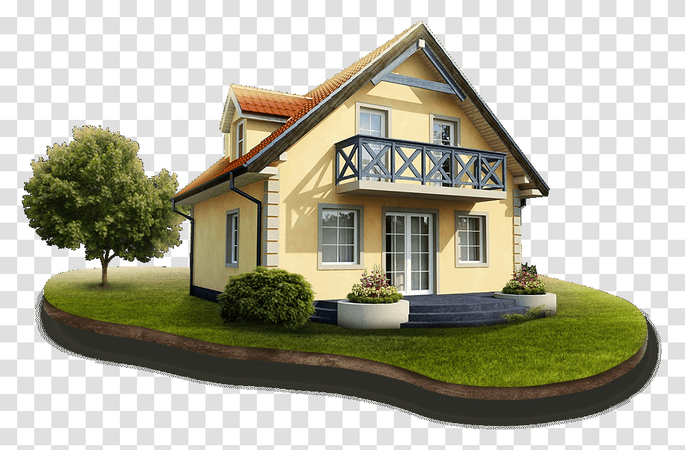 Detail House 3d Png Nomer 14