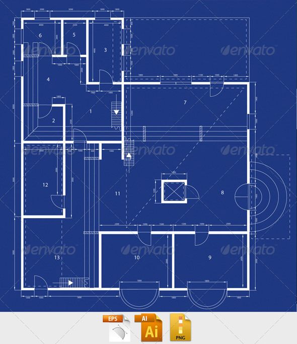 Detail House Blueprint Png Nomer 38
