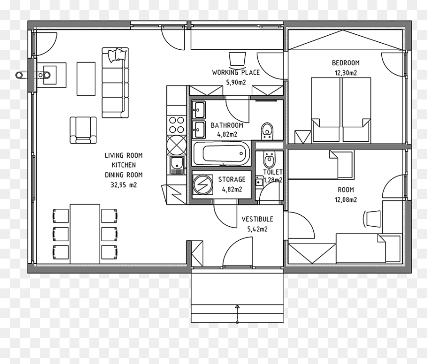Detail House Blueprint Png Nomer 44