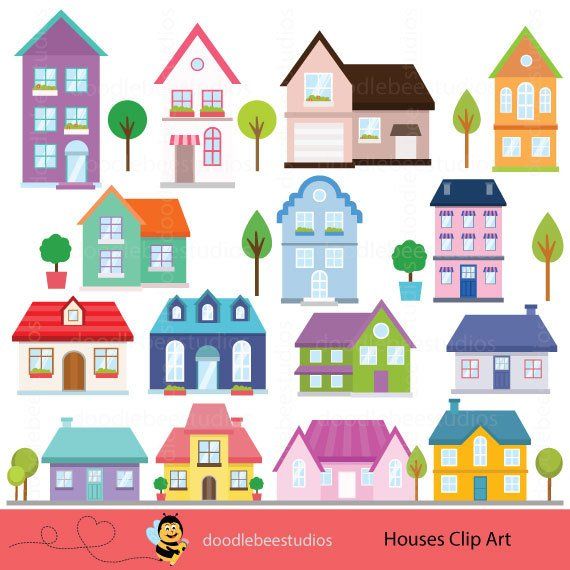 Detail House Clip Art Nomer 46