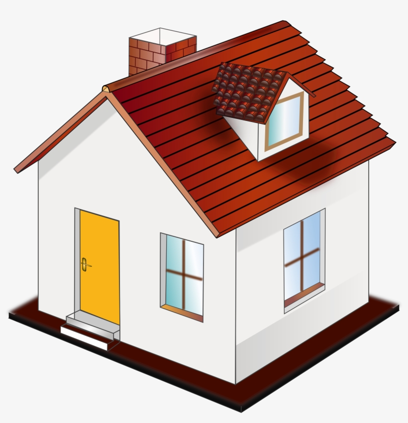 Detail House Clipart Nomer 21