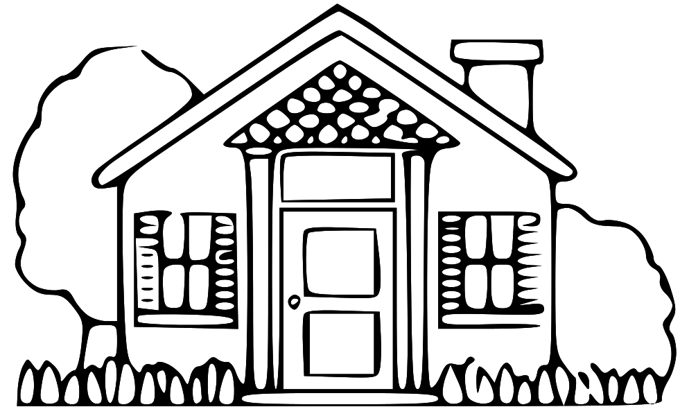 Detail House Clipart Nomer 42