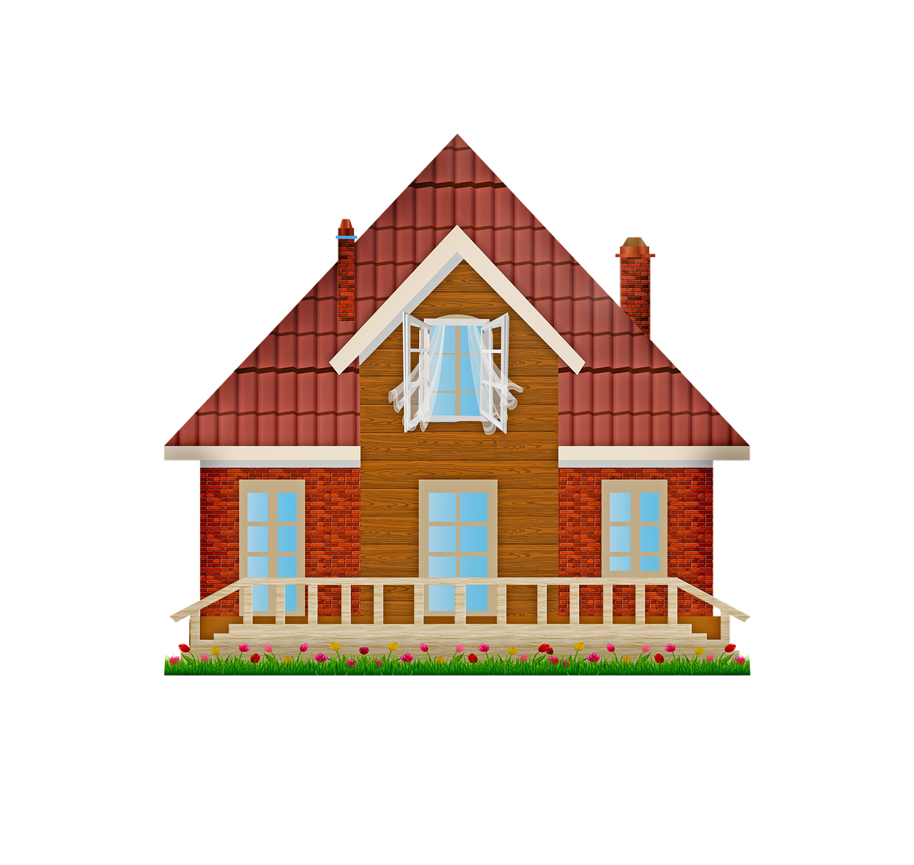 Detail House Transparent Background Nomer 5