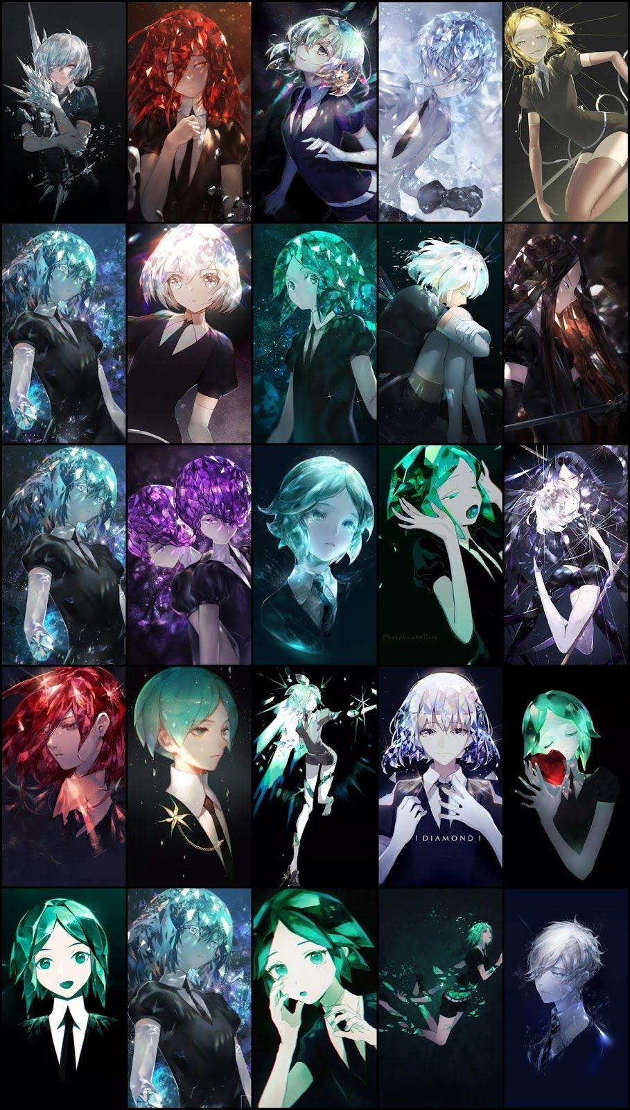 Detail Houseki No Kuni Wallpaper Nomer 23