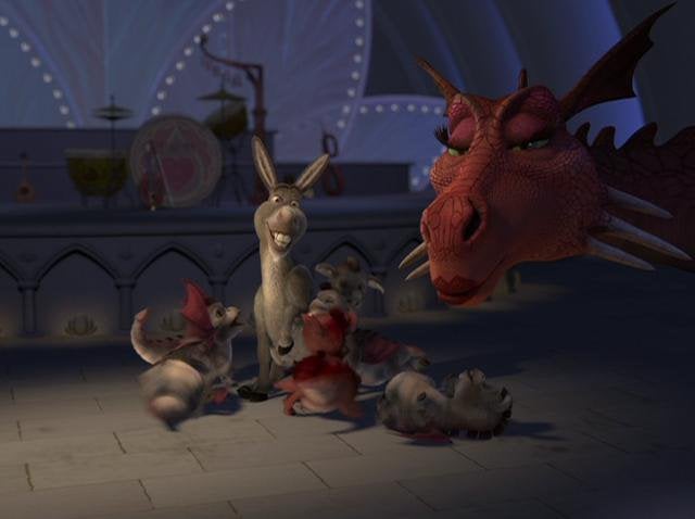 Detail How Did Donkey And Dragon Have Babies In Shrek Nomer 13