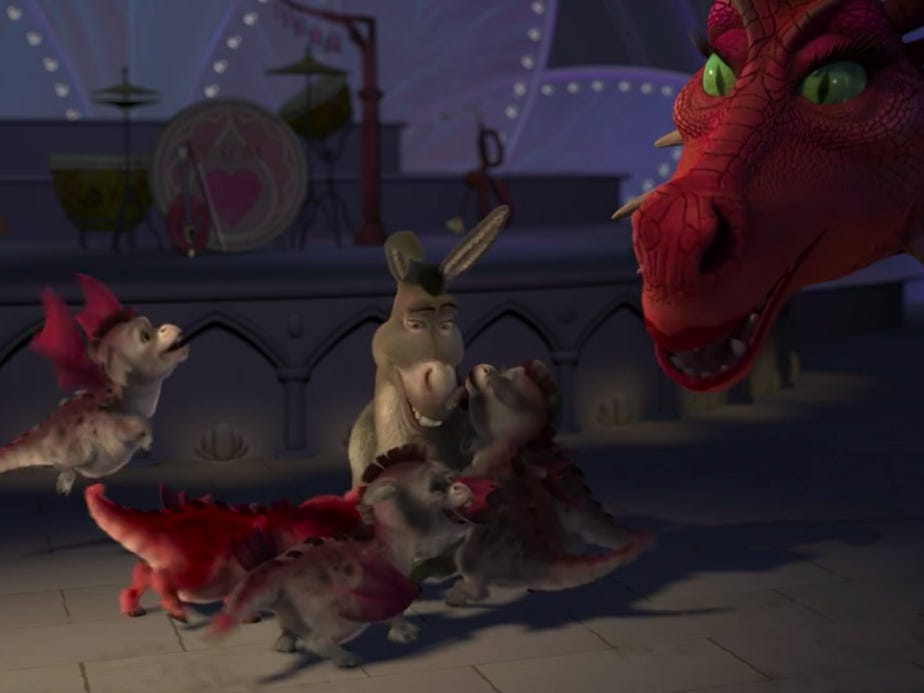 Detail How Did Donkey And Dragon Have Babies In Shrek Nomer 25