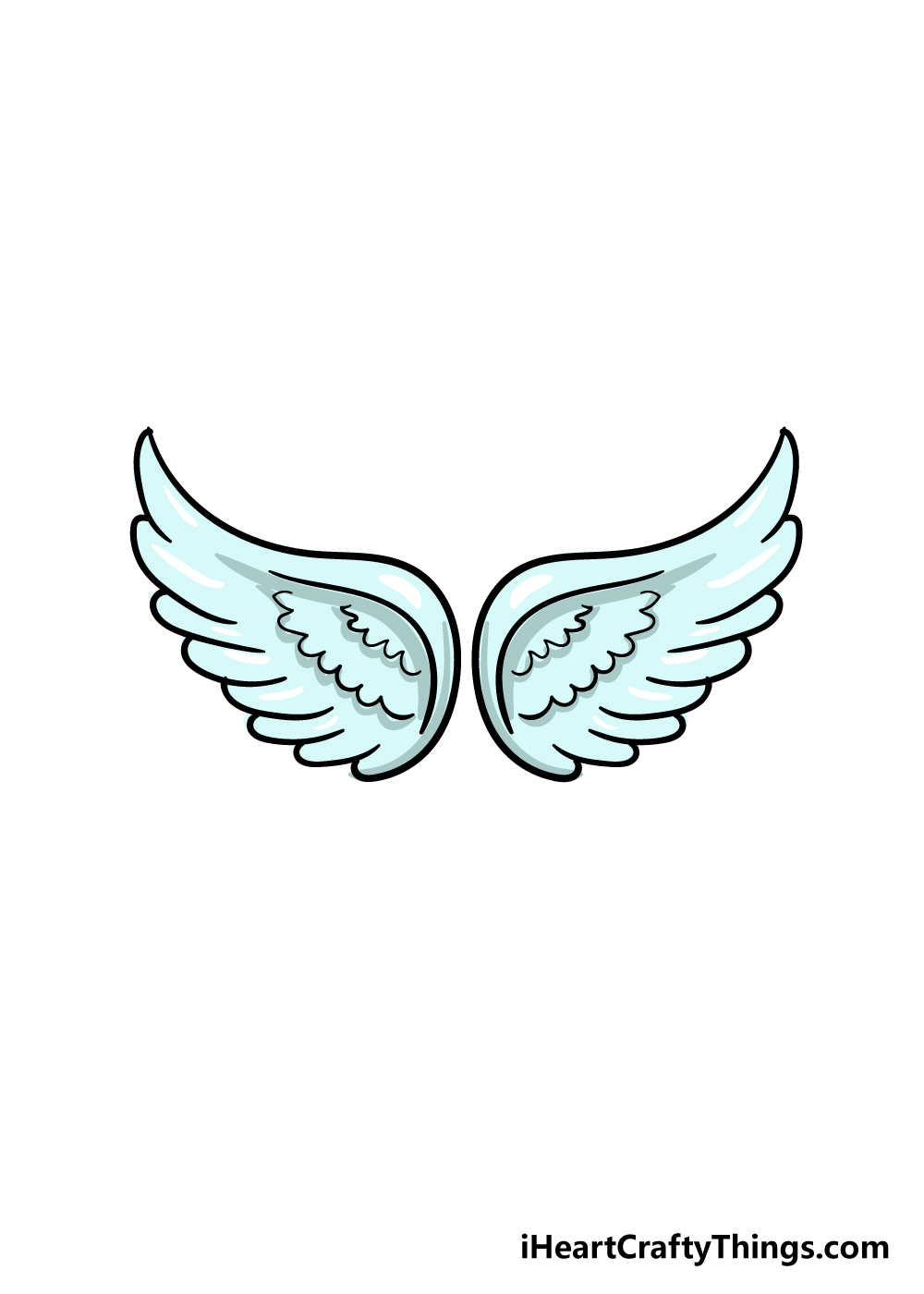 Detail How Do You Draw Angel Wings Nomer 10