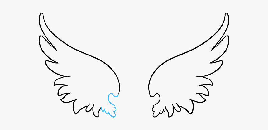 Detail How Do You Draw Angel Wings Nomer 40