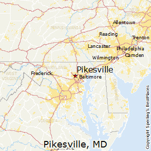 How Far Is Gambar Maryland To Pikesville Maryland - KibrisPDR