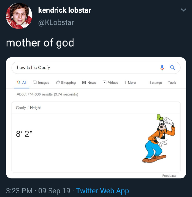 Detail How Tall Is Goofy Nomer 2