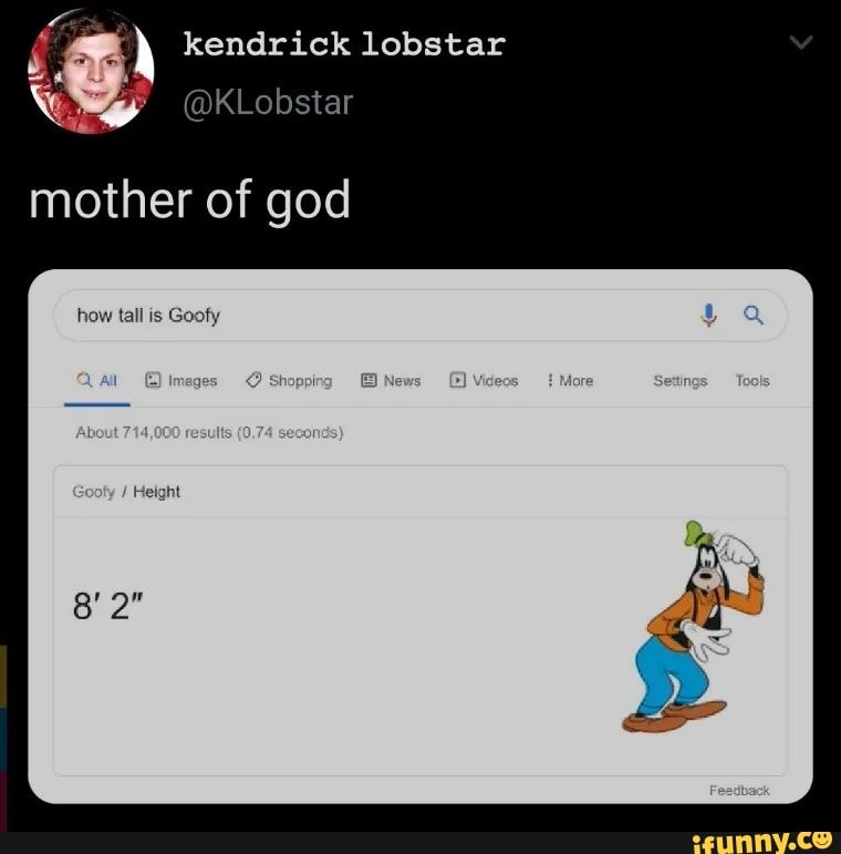 Detail How Tall Is Goofy Nomer 13
