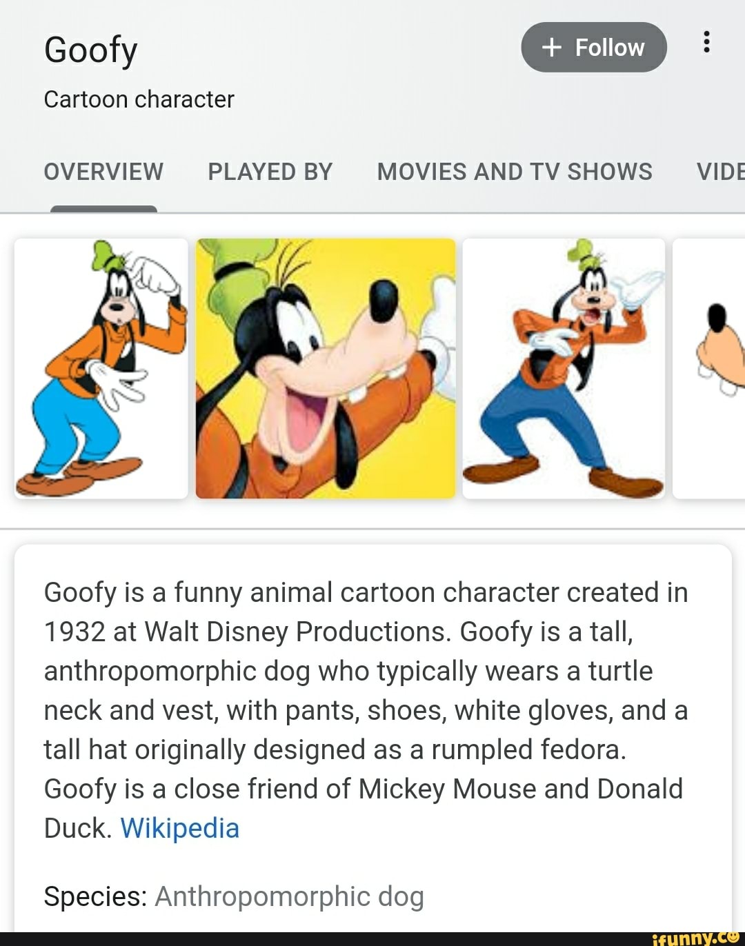 Detail How Tall Is Goofy Nomer 22