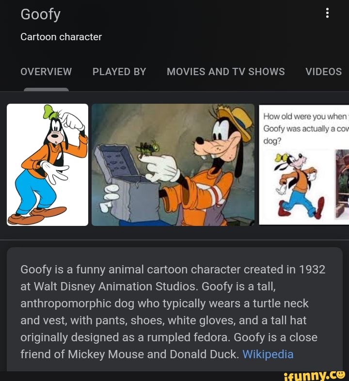 Detail How Tall Is Goofy Nomer 28