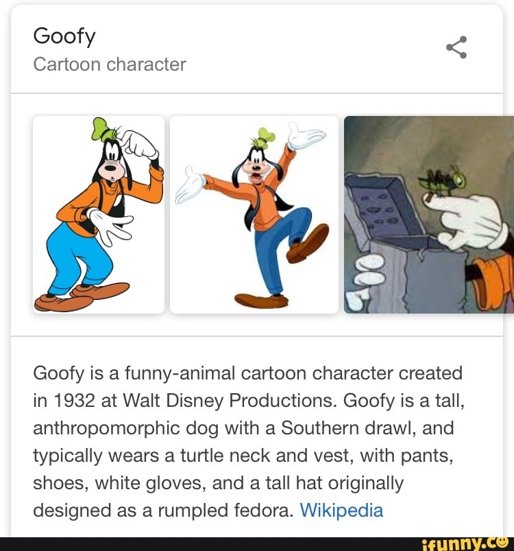 Detail How Tall Is Goofy Nomer 29