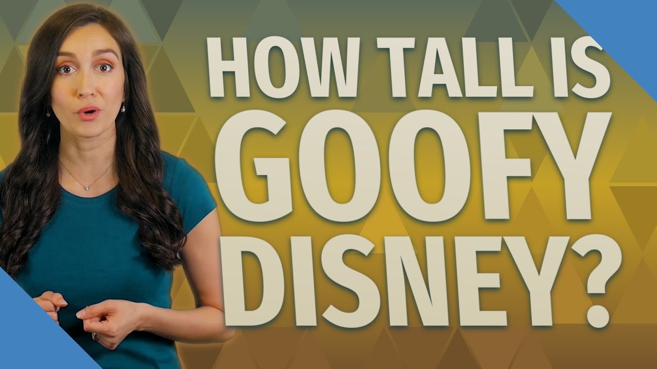 Detail How Tall Is Goofy Nomer 8