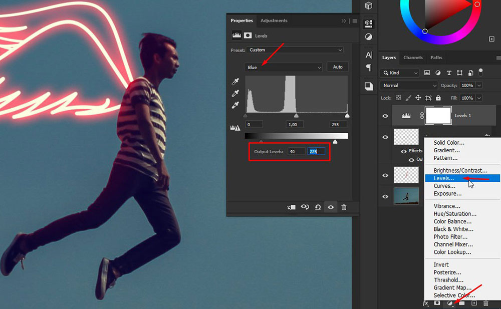 Detail How To Add Wings To A Picture In Photoshop Nomer 14