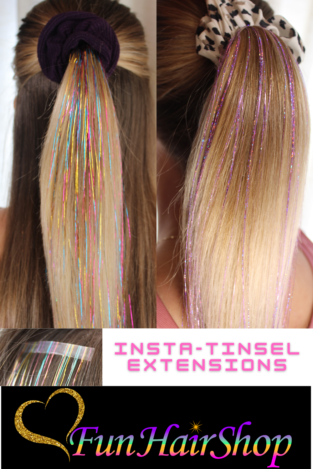 Detail How To Apply Hair Tinsel With Tool Nomer 33