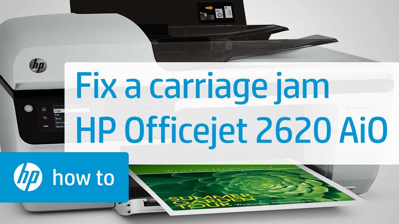 Detail How To Clear Carriage Jam In Hp Printer Nomer 11